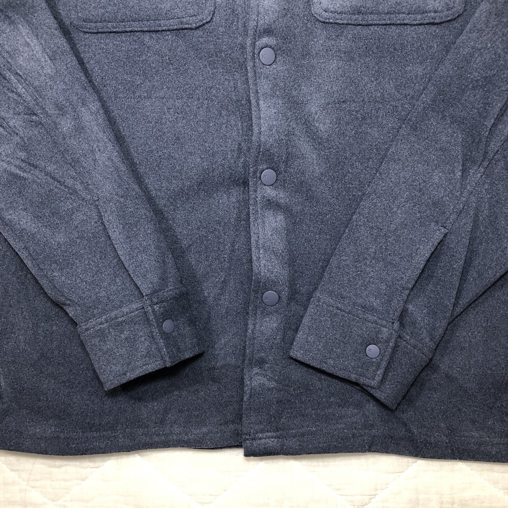 Hurley Newport Shirt Jacket Men Small Blue Obsidian Performance Stretch Soft NWT - Picture 5 of 14